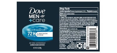 Dove Clean Comfort Dry Spray AP - Dove Men Clean Comfort AP